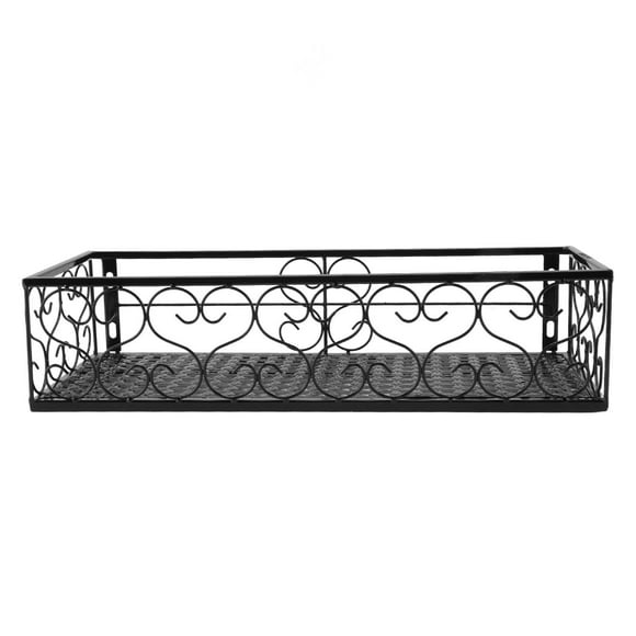 Balcony Flower Pot, Wall Hanging Indoor Porch Railing Planters Metal Flower Pot Holder For Plants Fence Planters