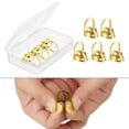 thumbnail image 3 of 8pcs Finger Picks Bass Guitars Fingerpicks Gold Large, 3 of 6