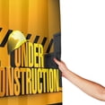 thumbnail image 4 of XMXY Under Construction Long Shower Curtains, Waterproof Weighted Thick Bathroom Curtain with 12 Plastic Hook, 72x72 Inch, 4 of 8
