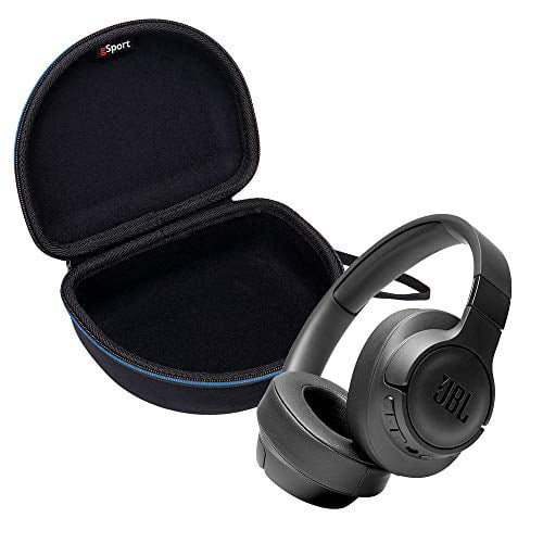 JBL Tune 750BTNC On-Ear Wireless Headphone Bundle with gSport Deluxe Travel Case (Black)