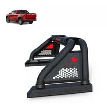 Black Horse Classic PRO Roll Bar Modular Textured Compatible with Tonneau Covers Black Fits 2015-2024 GMC Canyon|2015-2024 Chevrolet Colorado-RB05MT