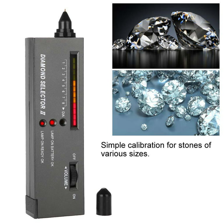 Yosoo Gemstone Diamond Tester,Portable LED Audio Diamond Tester Jewelry Jewelry Gem Gemstone Selector Precision Tool,Gemstone Tester,Diamond Tester