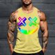 thumbnail image 1 of Camiseta sin mangas de cuello redondo para hombre, con estampado de Halloween, cuello redondo, estilo informal, deportiva, para hombre, 1 of 5