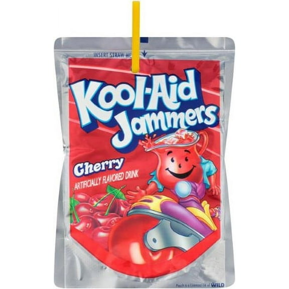 Kool-Aid Jammers Fruit Drink, Cherry (Pack of 3)