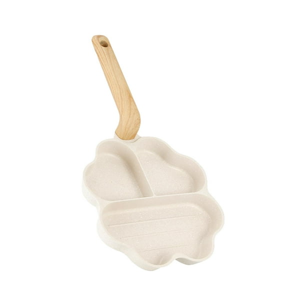 Sartén para cocinar huevos Sartén para huevos Sartén para tortillas Sartén para mini panqueques Sartén antiadherente para huevos 3 hoyos