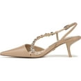 thumbnail image 2 of Sam Edelman Women's Bonnie Slingback Pump Ecru Beige Silk 6M, 2 of 5