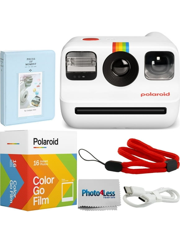 Polaroid Go Generation 2 Instant Film Camera (White) Bundle