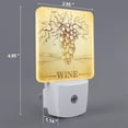 thumbnail image 2 of Uemuo Bunch of Grapes Night Light, Night Lights Plug into Wall, Dusk to Dawn Sensor Warm White Led Night Light 0.5W-UK, 2 of 9