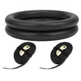 thumbnail image 3 of 1Pair Exercise Gymnastic Hanging Rings Strength Training Indoor Fitness Supply Black,, 3 of 5