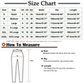 thumbnail image 3 of Fartey Capri Pants for Women Clearance Summer Casual Cotton Linen Cropped Trousers with Pockets Classic Cuffed High Elastic Waist Straight Leg Pants with Button, 3 of 5