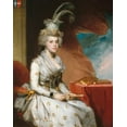 thumbnail image 2 of Stuart, Gilbert 15x18 White Modern Wood Framed Museum Art Print Titled - Matilda Stoughton de Jaudenes 1794, 2 of 4