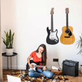 thumbnail image 4 of 1 pcs Guitar Wall Mount, Black Walnut Wood Guitar Hanger, U-Shaped Guitar Wall Hanger Mount, Guitar Holder Hook Stand Wall for Acoustic, Electric Guit, 4 of 4