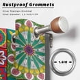 thumbnail image 2 of Outdoor Curtains for Patio Waterproof, Colorful Ethnic Outdoor Privacy Panels Grommet, Modern Abstract National Geometric Red Blackout Outside Curtains for Porch/Cabana 54"x95", 2 Panels, 2 of 8