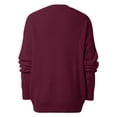 thumbnail image 5 of Cardigan Sweaters for Women Long Sleeve V-Neck Button Down Cable Knit Sweater Jacket Coat Womens Cardigan Sweaters, 5 of 6