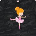 thumbnail image 4 of Inktastic Ballerina, Ballet Girl, Ballet Dance, Orange Hair Girls Toddler T-Shirt, 4 of 5