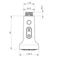 thumbnail image 7 of 2 Modes Water Faucet Bubbler Pull Out Spray Head Faucet Kitchen Sink Basin Mixer Tap Replacement Sprayer For Kitchen Tool 1/2'' ,Effortless Installation, 7 of 7