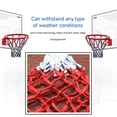 thumbnail image 6 of YAHHU Heavy‑Duty Nylon Basketball Net Replacement – 2‑Pack White/Red/Blue, Weather‑Resistant, Anti‑Tangle, Lightweight, Ideal for Indoor/Outdoor Hoops, 6 of 6