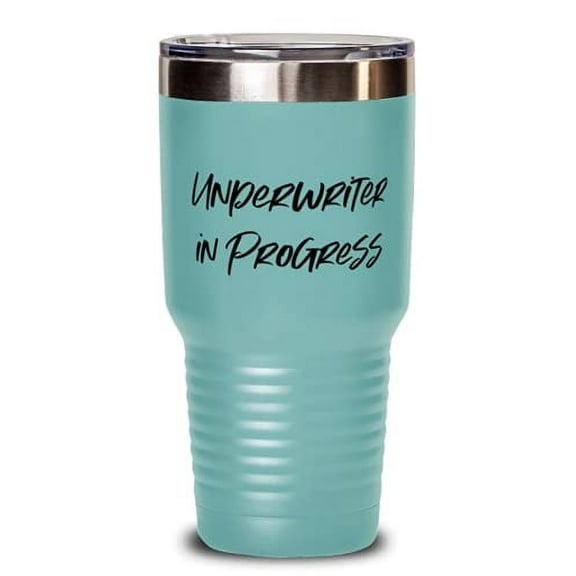Underwriter For Coworkers, Underwriter in Progress, Cool Underwriter 30oz Tumbler, Stainless Steel Tumbler From Friends