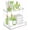 Bathroom Countertop Organizer, variant on Bathroom Countertop Organizer, 2-Tier Clear Acrylic Counter Storage Shelf for Bathroom Counter Organizer, Clear Makeup Storage Vanity Trays for Cabinet, Kitchen Spice Rack