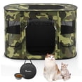 thumbnail image 1 of Corral portátil impermeable para perros Pawaboo 81 x 61 x 56 cm, talla M, 1 of 8