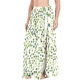 thumbnail image 2 of Women Sarong Wraps Green Geometric Swimsuit Beach Pareo Bikini Coverups Skirt M, 2 of 7