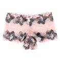 thumbnail image 1 of FhsagQ Panties Women Panties with Pantyhose Women Lace Transparent Contrast Rose Pattern Triangle Underpants Women Panties Bikini Set Panties for Women Plus Size Underwire M, 1 of 4