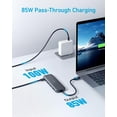 thumbnail image 5 of Anker USB C Hub, 5-in-1 USBC to HDMI Splitter with 4K Display, 1 x Powered USB-C 5Gbps & 2×Powered USB-A 3.0 5Gbps Data Ports Compatible for MacBook Pro, MacBook Air, Dell and More, 5 of 6