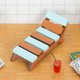 thumbnail image 4 of Silla de playa DIY para casa de muñecas 1/12 escena en miniatura adornos de escritorio juguetes artesanales JShteea libre de BPA, 4 of 6