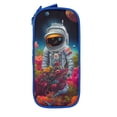 thumbnail image 2 of XMXY Astronaut Universe Large Capacity Pencil Case, Portable Pencil Bags with Compartments Zipper Blue, 2 of 7