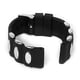 thumbnail image 4 of Correa de reloj de caucho de silicona para hombre de 22 mm (negro), 4 of 5