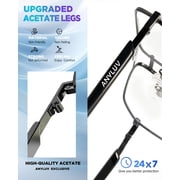 ANYLUV Blue Light Glasses Men/Women, Blue Light Blocking Glasses, Computer Screen Blocker Eyes Protection Glasses