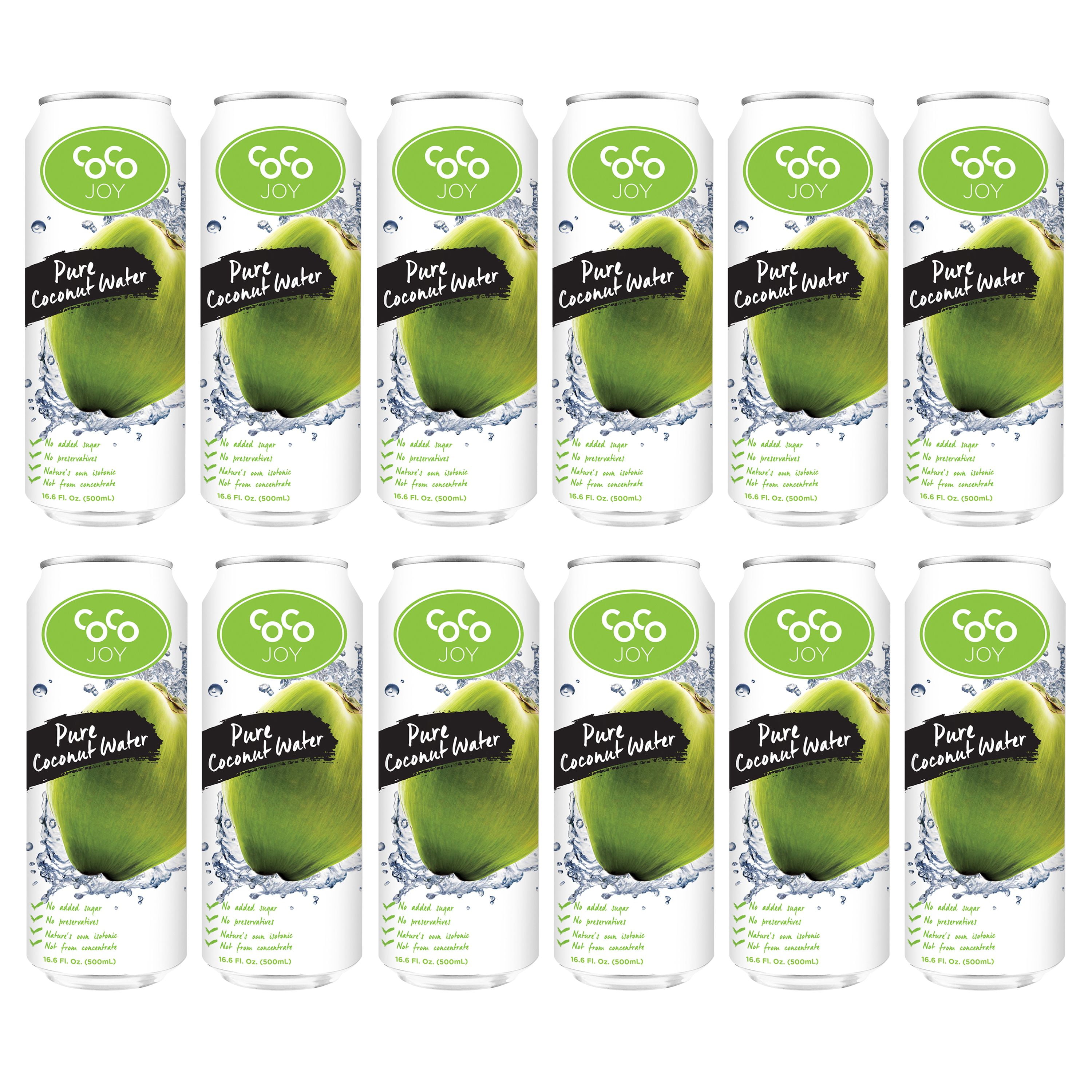 Coco Joy Pure Coconut Water, 16.6 Fl. Oz.