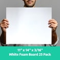 thumbnail image 4 of Placa de espuma Flipside Products, 11 x 14, color blanco, paquete de 25, 4 of 8