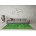 thumbnail image 3 of Ahgly Company Indoor Square Oriental Green Industrial Area Rugs, 7' Square, 3 of 4