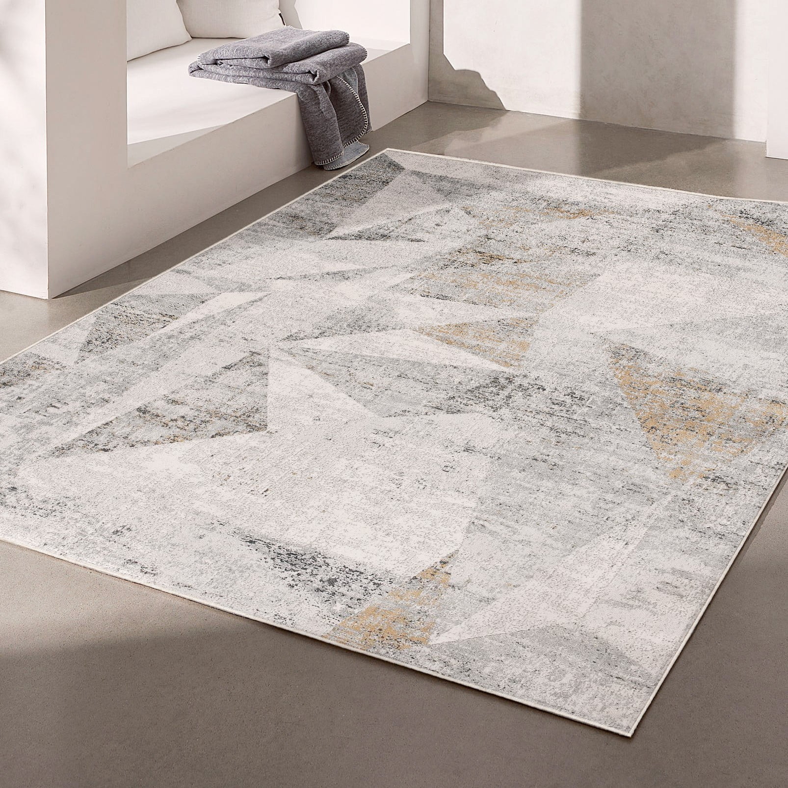 Rug Branch Capri Collection Modern Geometric Area Rug