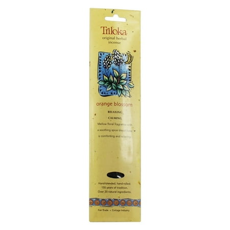 Triloka - Original Herbal Incense Orange Blossom - 10 (Best Herbal Incense 2019)