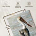 thumbnail image 6 of Elephant Stock Classic Brown Pelican Wall Art - Vertical Multi Panel Canvas - Living Room Wall Decor - Animal Multi Panel - Brown And Blue Decor By Stellar Design Studio - 42" x 65", 6 of 8