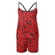 thumbnail image 3 of MKLEKYY Camisola y Pantalones Cortos con Estampado de Corazones para Mujer, Sexys, Sin Mangas, para El Hogar, Pijamas de Moda, Ropa de Dormir, 3 of 3