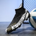 thumbnail image 4 of Zapatos de fútbol ultraligeros para hombre y niño, botas de fútbol, tacos de entrenamiento para exteriores, zapatillas deportivas antideslizantes FG/TF, 4 of 5