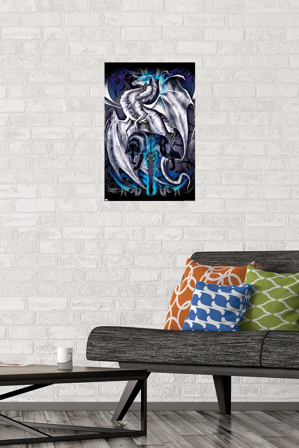 Ruth Thompson - Dragonblade Omegablade Wall Poster, 14.725" x 22.375"