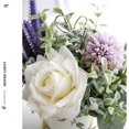thumbnail image 5 of Rosas Artificiales Con Maceta De Cerámica - Soporte De Flores De Metal - Plantas De Guirnalda Decorativa, 5 of 5