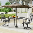 thumbnail image 3 of AECOJOY Swivel Chairs Set of 2 Patio Dining Rocker Chair Rocking Patio Furniture for Garden Backyard Bistro, 3 of 7