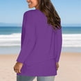 thumbnail image 3 of New & Trending for Spring Sawvnm Women's Fashion Solid Loose Long Sleeve T-shirt Pullover Tops for Women, 3 of 6
