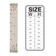 thumbnail image 6 of Table Runner Dresser Scarves 60 Inch Long, Tulip and Lavender Floral on Burlap Linen Dining Table Runners Watercolor Blossom Flower Tabletop Scarf for Wedding Holiday Party Kitchen, 6 of 7