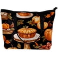 thumbnail image 2 of Thanksgiving Canvas Leather Mix Hand-Held Bag - Twill, Sponge, Jeanette - 30x10.5x39cm - Women's Fashion Accessory for Work and Travel, 2 of 5