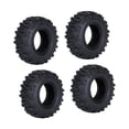 thumbnail image 2 of MERIGLARE 4 Pcs Pneus de Crawler 0.7 Pouces Pièces de Rechange Pneus en Caoutchouc pour Modèle SCX30 Crawler, 2 of 9