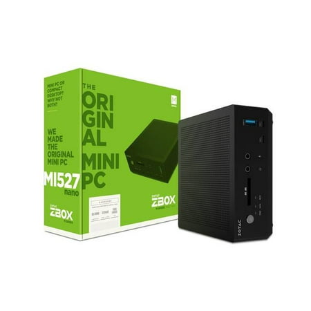 ZOTAC ZBOX-MI527NANO-U Intel i3-7100U 2.4GHz/ DDR4/ WiFi/ A&V&2GbE/ Mini PC Barebone