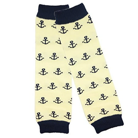 Colorful Baby Leg Warmers - ALLYDREW Colorful Baby Leg Warmers, Navy Anchors