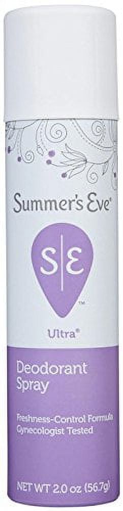 5 Pack - Summer's Eve Ultra Daily Freshening Feminine Spray, 7 in 1, Safe for Sensitive Skin, 2 oz