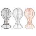 thumbnail image 2 of Metal Hat Cap Helmet Rack hat display rack Hair hat display rack stand Wig Holder Storage Display Stand Pink Gold, 2 of 8